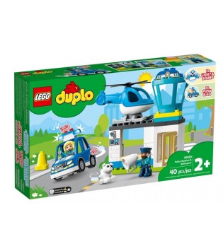 LEGO® DUPLO® Kurtarma Polis Merkezi ve Helikopter 10959 - 2 Yaş ve Üzeri için Po