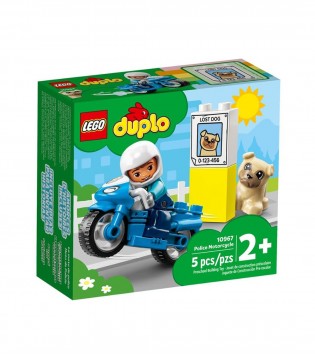 LEGO® DUPLO® Kurtarma Polis Motosikleti 10967 - 2 Yaş ve Üzeri Çocuklar için Pol