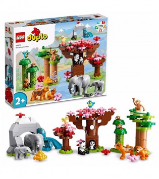 LEGO® DUPLO® Vahşi Asya Hayvanları 10974 - 2 Yaş ve Üzeri Çocuklar için Vahşi Ha