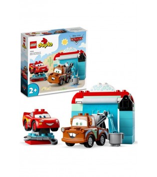 LEGO® DUPLO® ǀ Disney ve Pixar Arabalar Şimşek McQueen ve Mater'in Oto Yıkama Eğ