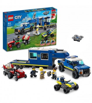 LEGO CİTY POLİS MOBİL KOMUTA KAMYONU