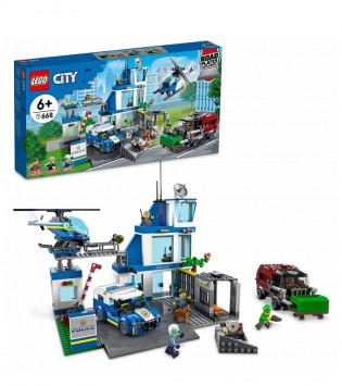 LEGO® City Polis Merkezi 60316 - 6 Yaş ve Üzeri Çocuklar için Oyuncak Yapım Seti