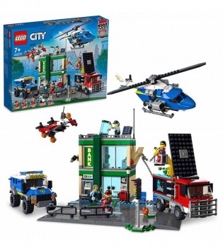LEGO® City Bankada Polis Takibi 60317 - 7 Yaş ve Üzeri Çocuklar için Çok Modelli