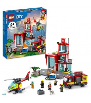 LEGO® City İtfaiye Merkezi 60320 - 6 Yaş ve Üzeri Çocuklar için 2 LEGO City Mace