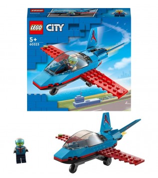 LEGO® City Gösteri Uçağı 60323 - 5 Yaş ve Üzeri Çocuklar için Pilot Minifigürü İ