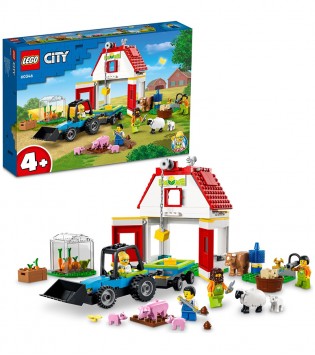 LEGO® City Ahır ve Çiftlik Hayvanları 60346 - 4 Yaş ve Üzeri Çocuklar için Özell
