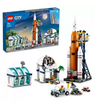 LEGO® City Roket Fırlatma Merkezi 60351 - 7 Yaş ve Üzeri Çocuklar için NASA’dan 
