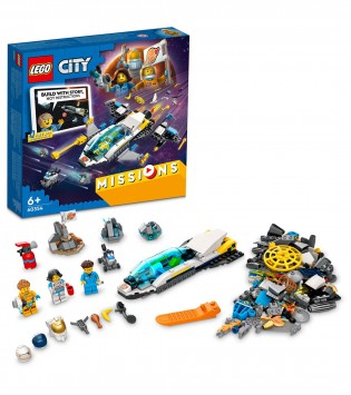 LEGO® City Mars Uzay Aracı Keşif Görevleri 60354 - 6 Yaş ve Üzeri Çocuklar için 