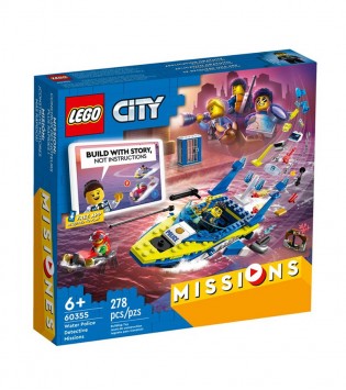 LEGO® City Su Polisi Dedektif Görevleri 60355 - 6 Yaş ve Üzeri Çocuklar için İnt