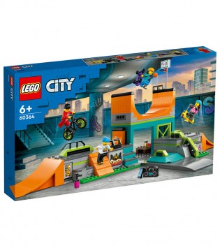 LEGO® City Sokak Kaykay Parkı 60364 Oyuncak Yapım Seti (454 Parça)
