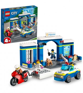 LEGO® City Polis Merkezi Takibi 60370 Oyuncak Yapım Seti (172 Parça)