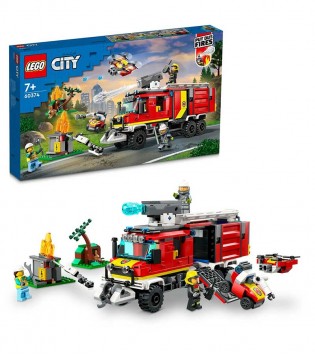LEGO® City İtfaiye Komuta Kamyonu 60374 Oyuncak Yapım Seti (502 Parça)