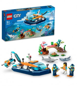 LEGO® City Kâşif Dalış Kapsülü 60377 Oyuncak Yapım Seti (182 Parça)