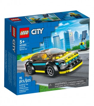 LEGO® City Elektrikli Spor Araba 60383 Oyuncak Yapım Seti (95 Parça)