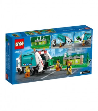 LEGO® City Geri Dönüşüm Kamyonu 60386 Oyuncak Yapım Seti (261 Parça)