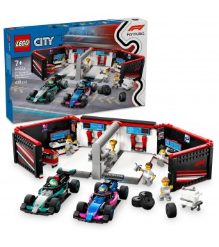 LEGO CİTY F1 GARAJI VE MERCEDES AMG 60444