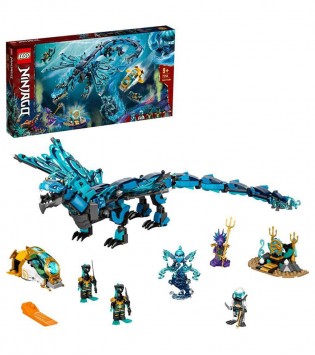 LEGO NINJAGO® Su Ejderhası 71754 Yapım Seti; Hareketli Ninja Ejderha Oyuncağı ve