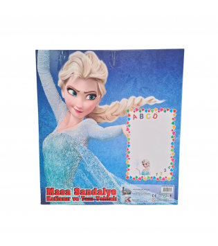 MASA SANDALYE TAKIMI MAVİ KIZ