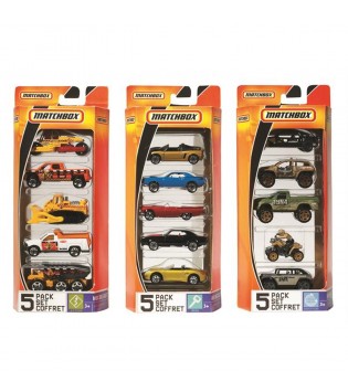 Matchbox®Beşli Araba Seti