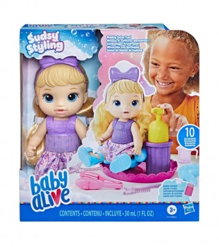 HASBRO BABY ALİVE KÖPÜKLÜ SAÇ EĞLENCESİ