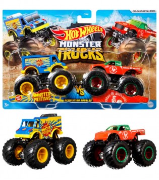 Hot Wheels Monster Trucks Güçlü İkili 1:64 Arabalar