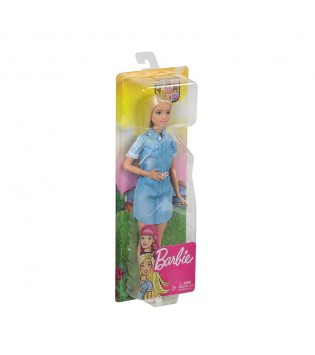 MATTEL Barbie Seyahatte Bebeği
