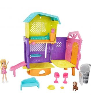 MATTEL Polly Pocket ve Eğlence Dolu Evi