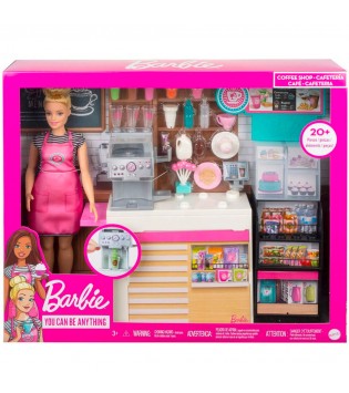 Barbie'nin Kahve Dükkanı Oyun Seti