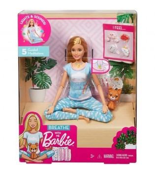 Barbie Wellness - Barbie Nefes Alıyor Bebeği