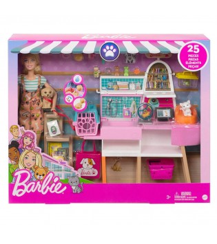 Barbie® ve Evcil Hayvan Dükkanı Oyun Seti