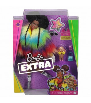 Barbie Extra - Renkli Ceketli Bebek