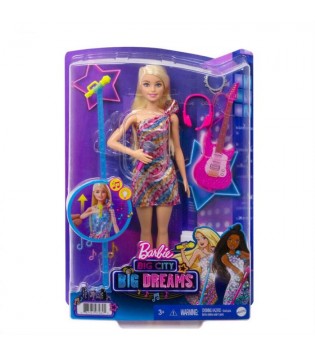 Büyük Şehir, Büyük Hayaller Serisi Barbie  Malibu Şarkıcı Bebek