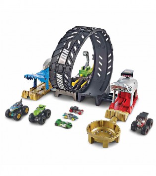 Hot Wheels Monster Trucks Çemberde Yarış Seti