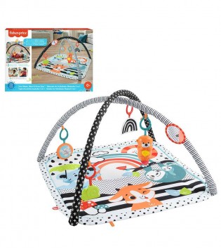 Fisher-Price Neşeli Hayvanlar 3'ü 1 Arada Jimnastik Merkezi