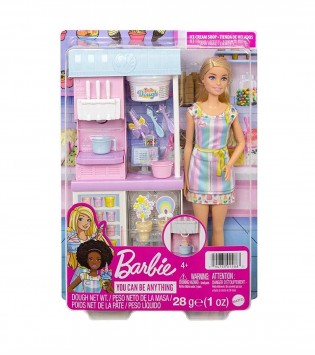 Barbie Dondurma Dükkanı Oyun Seti