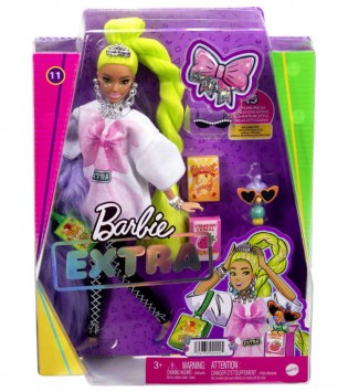 Barbie Extra - Neon Saçlı Bebek