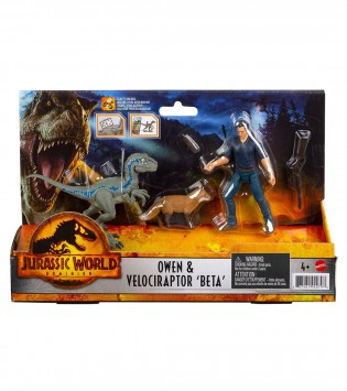 Jurassic World  Karakter ve Dinozor  Figürü Paketi