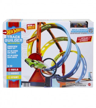 Hot Wheels Track Builder Spiral Dönüşlü Pist Seti