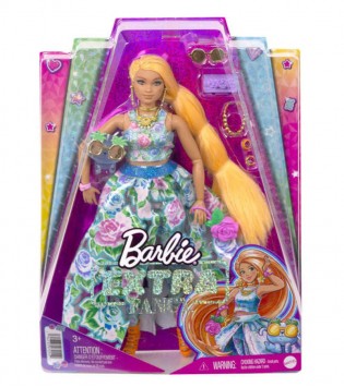 Barbie Extra Fancy - Çiçekli Kostümlü Bebek