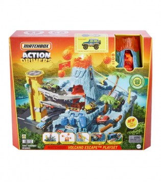 Matchbox Aksiyon Sürücüleri Volkanik Alanda Macera Oyun Seti