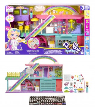 Polly Pocket Gökkuşağı Alışveriş Merkezi Oyun Seti