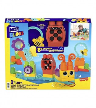 Mega Bloks® Hareketli Duyusal Gelişim Tırtılı