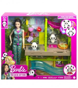 Mattel Barbie Panda Bakımı Set HKT77