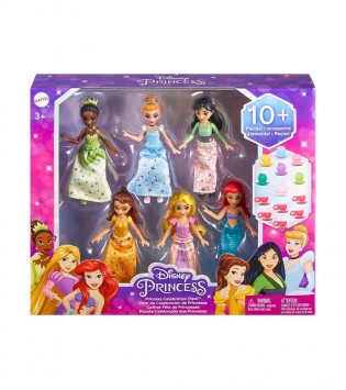 Disney Prenses Bebekleri 6 lı Set