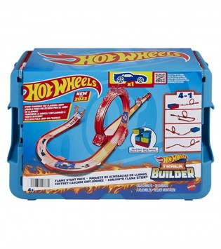 Hot Wheels® Track Builder Alev Temalı Akrobasi Seti