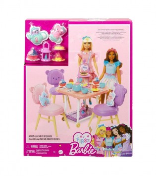 My First Barbie - İlk Bebeğim Barbie Çay Partisi Oyun Seti