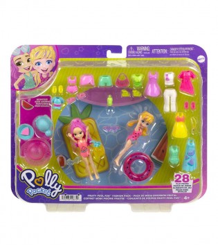 Polly Pocket ve Arkadaşları Farklı Moda Aksesuarları Oyun Setleri