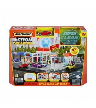 Matchbox Aksiyon Sürücüleri Süper Oto Yıkama Oyun Seti