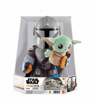 Mattel Star Wars Mandalorian Sesli Pelüş Figür HNT Mattel Star Wars Mandalorian Sesli Pelüş Figür HNT