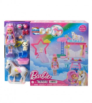 Barbie A Touch Of Magic Chelsea ve Pegasus Oyun Seti